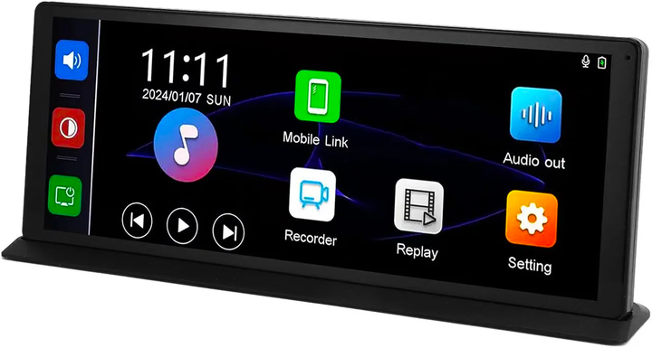 Відеореєстратор на торпеду 10.26" сенсор Full HD ADAS WiFi Carplay Bluetooth FM-transmit Airplay Hands Free 2 камери LW1026 - Фото 3 Відеореєстратор на торпеду 10.26" сенсор Full HD ADAS WiFi Carplay Bluetooth FM-transmit Airplay Hands Free 2 камери LW1026 - изображение 3