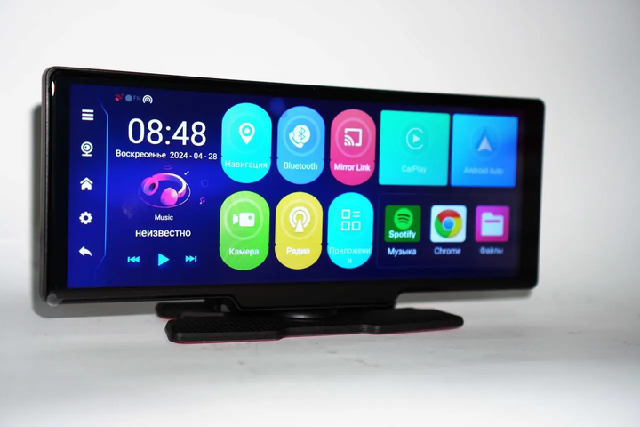 Відеореєстратор на торпеду 10.26" 4K Full HD сенсор 4G Sім GPS Android Wi-Fi Carplay Android Auto Hands-Free FM-трансмітер 2 камери KST99 - Фото 8 Відеореєстратор на торпеду 10.26" 4K Full HD сенсор 4G Sім GPS Android Wi-Fi Carplay Android Auto Hands-Free FM-трансмітер 2 камери KST99 - изображение 8