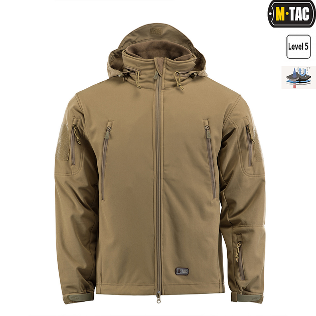 Куртка M-Tac Soft Shell с подстежкой Tan 2XL - изображение 2