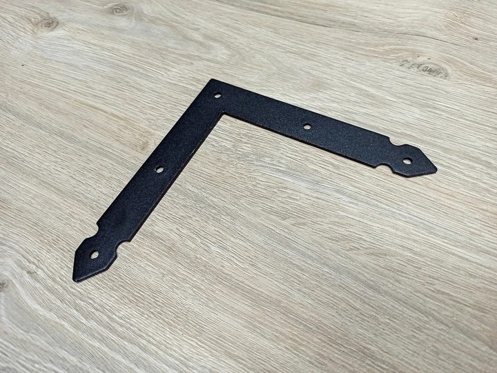 Уголок накладной декоративный P150х22x150 (Черный) - Фото 3 Уголок накладной декоративный P150х22x150 (Черный) - изображение 3
