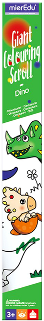 Kolorowanka w Rolce Gigantyczna MierEdu Dinozaury (9352801004895) - obraz 4