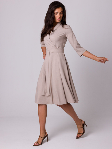 Плаття жіноче BeWear B255 1411549 M Бежеве (5905563705544) - зображення 3