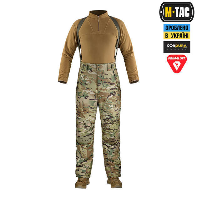 Штани M-Tac зимові Alpha Pro Primaloft Multicam L/L - зображення 2