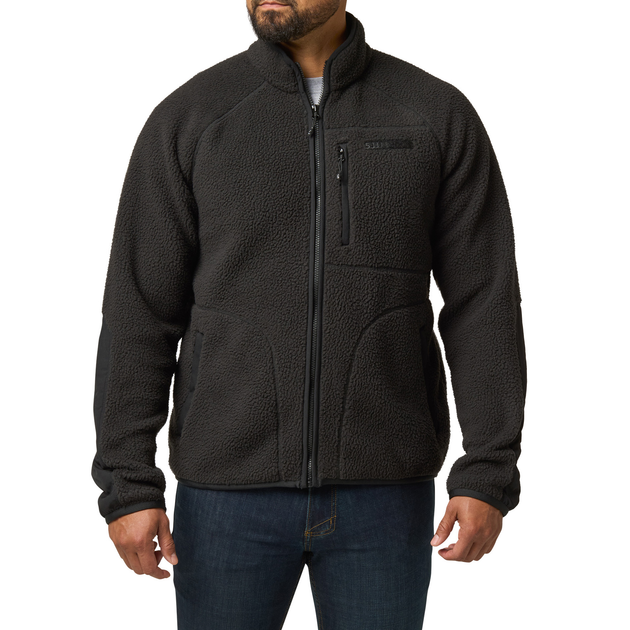 Куртка флисовая 5.11 Tactical® HQ Tech Fleece Jacket M Black - изображение 1