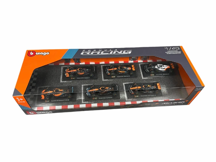 Bburago RB18 & MCL60 ミニカーセット Набор коллекционных моделей Bburago F1 Set 6 шт. McLaren 1/43