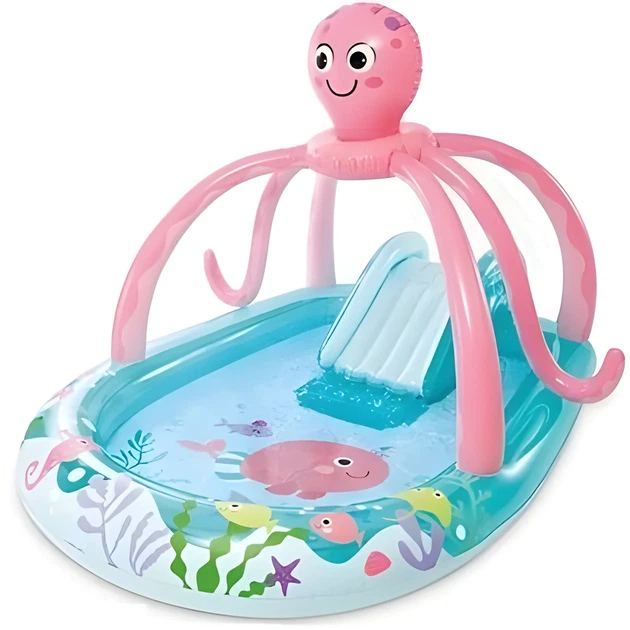 Надувной игровой центр с бассейном 229 л Intex Интекс Осьминог 234 x 183 x 150 см - изображение 2