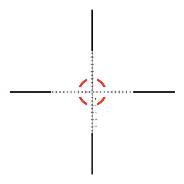 Прицел оптический TRIJICON Credo 1-8x28 (34 мм) illum. Red/Green MRAD Segmented Circle - изображение 2