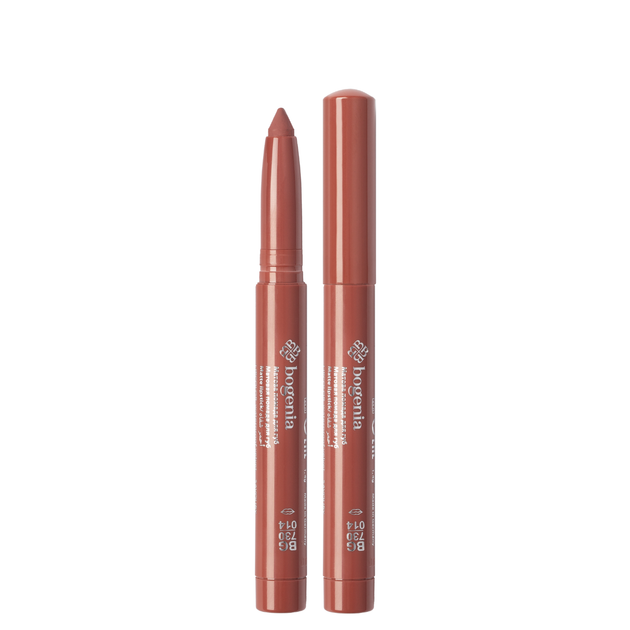 Помада-олівець для губ водостійка Bogenia Velvet Waterproof Matte, 014 Savoury Теракотова - Фото 1 Помада-олівець для губ водостійка Bogenia Velvet Waterproof Matte, 014 Savoury Теракотова - зображення 1