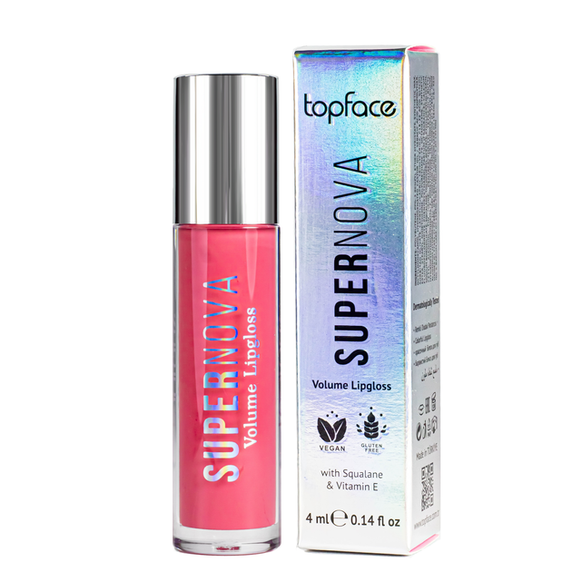 Блеск для губ TopFace Supernova Volume Lipgloss PT209 №01 - Фото 1 Блеск для губ TopFace Supernova Volume Lipgloss PT209 №01 - изображение 1