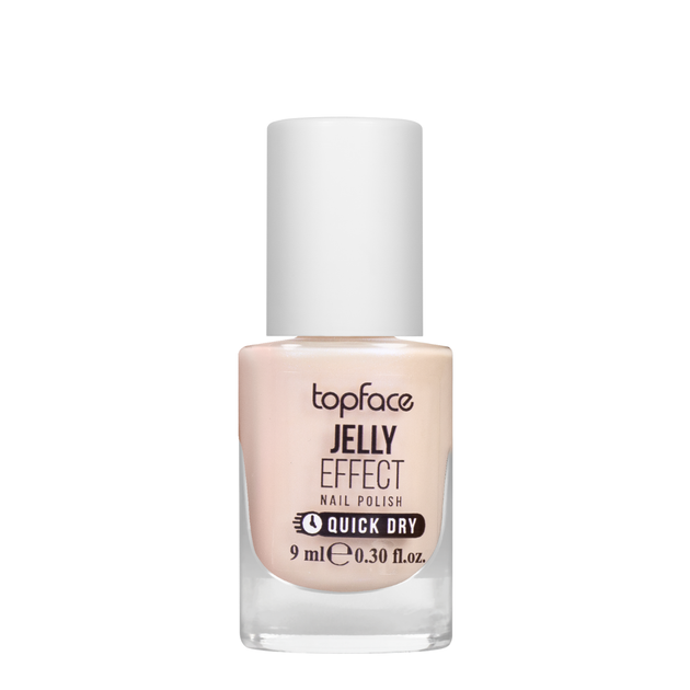 Лак для ногтей topface Jelly Effect Nail Polish PT110 быстросохнущий №05 Бежевый перламутровый (PT110) - Фото 1 Лак для ногтей topface Jelly Effect Nail Polish PT110 быстросохнущий №05 Бежевый перламутровый (PT110) - изображение 1