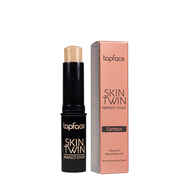 Контуринг-стик TopFace Skin Twin Perfect PT562 №01 Truffle Светло-бежевый - Фото 1 Контуринг-стик TopFace Skin Twin Perfect PT562 №01 Truffle Светло-бежевый - изображение 1