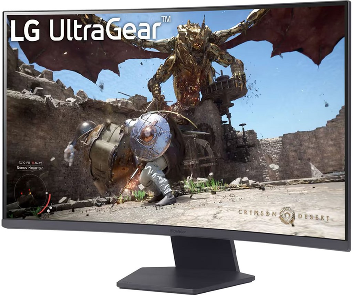 Монітор 32" LG UltraGear Curved Gaming Monitor 32GS60QX-B - зображення 3