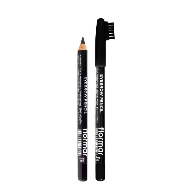 Карандаш для бровей Flormar Eyebrow Pencil, № 404 Чёрный - Фото 2 Карандаш для бровей Flormar Eyebrow Pencil, № 404 Чёрный - изображение 2