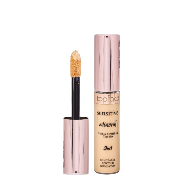 Консилер для лица topface Sensitive Mineral 3in1 PT471 № 03 Natural Натуральный - Фото 1 Консилер для лица topface Sensitive Mineral 3in1 PT471 № 03 Natural Натуральный - изображение 1