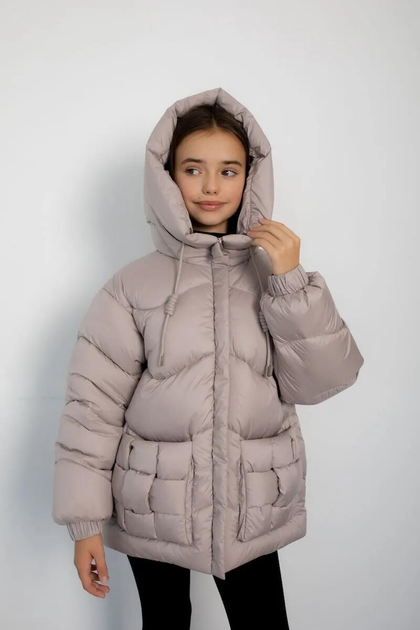 Куртка зимова Cvetkov пд10661 бежева 146 – Брендовий одяг | ROZETKA