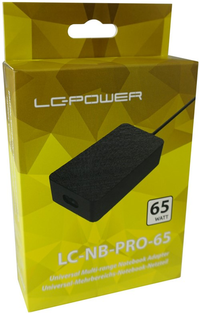 Блок живлення LC-Power 65W Black (LC-NB-PRO-65) - зображення 4