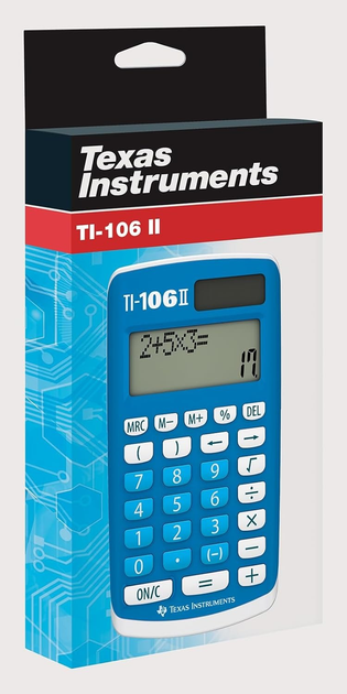 Kalkulator biurowy Texas Instruments TI-106 II (3243480107051) - obraz 3