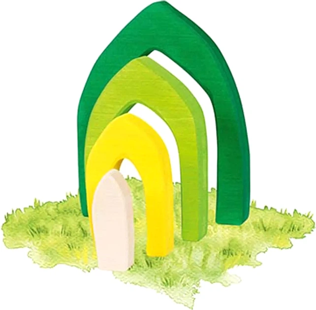 Конструктор дерев'яний Goki Чотири сезони 25 деталей (4013594584715) - зображення 5