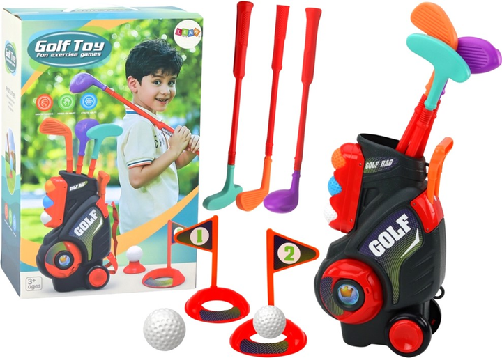 Zestaw do Mini Golfa LEAN Toys For Children Trolley On Wheels (5905991011040) - obraz 5
