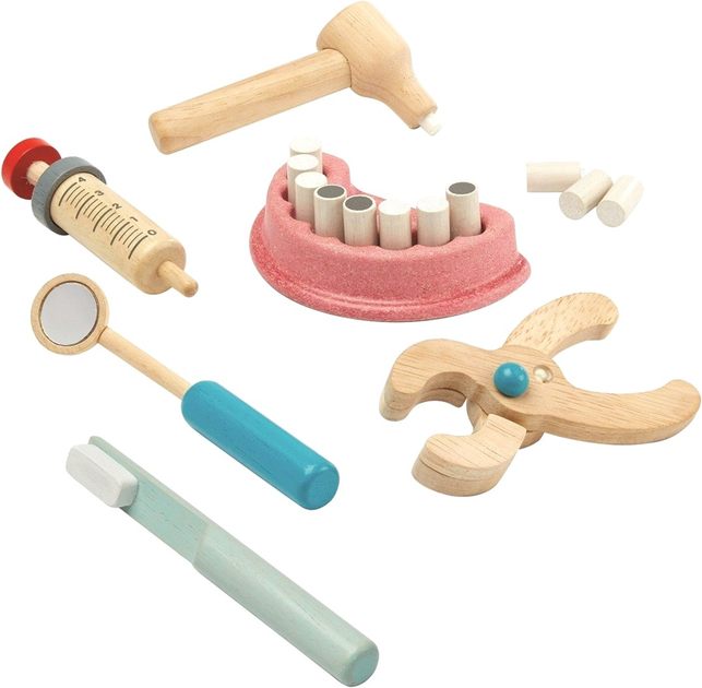 Zestaw dentysty Plan Toys Wood (8854740034939) - obraz 3