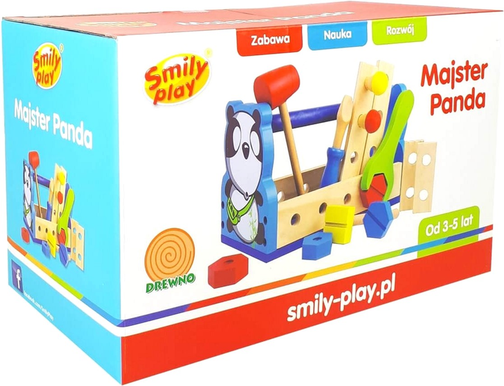 Набори інструментів Smily Play Wooden Майстер Панда (5905375820084) - зображення 1