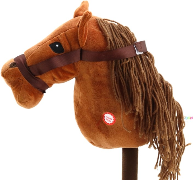 Конячка з паличкою Leantoys Hobby Horse Long-Haired з музикою (5905991009092) - зображення 2