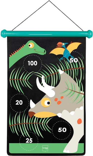 Rzutki magnetyczne Scratch T-Rex i przyjaciele L (5414561820437) - obraz 3