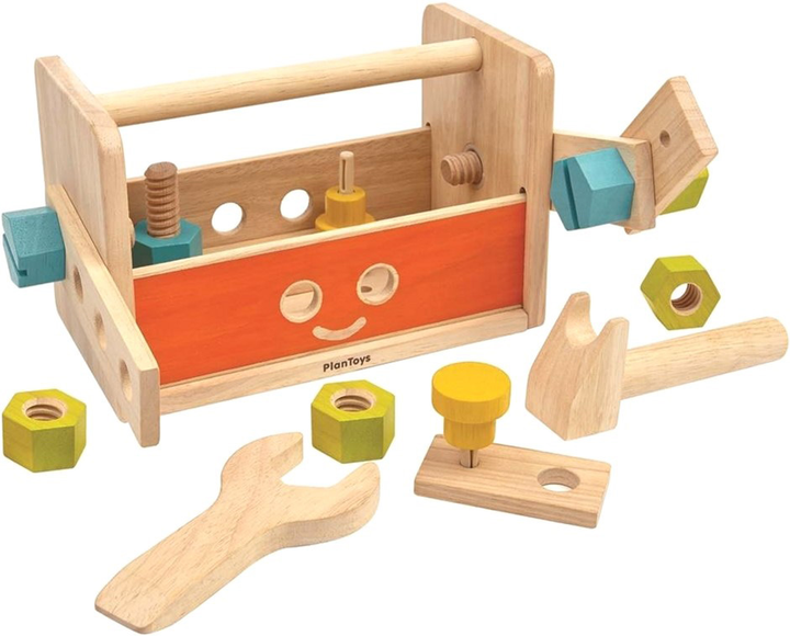 Набір інструментів Plan Toys Robot Tool Box Wood (8854740055408) - зображення 1