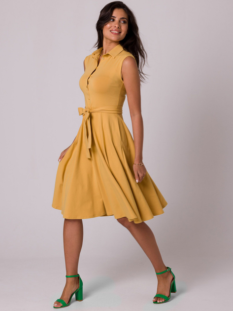 Плаття жіноче BeWear B261 1411568 S Жовте (5905563706701) - зображення 3