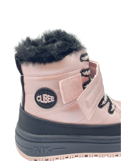 Зимние ботинки для девочек Clibee HB53233/23 Розовый 23 - изображение 6