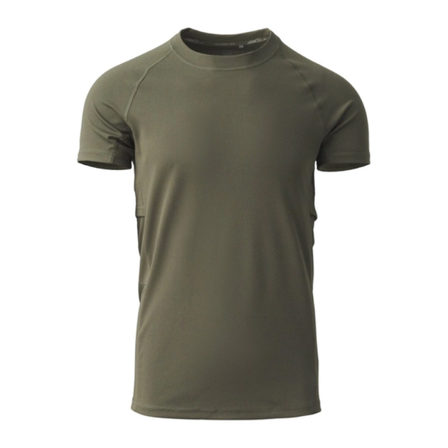 Мужская тактическая термоактивная футболка Helikon-Tex Functional T-shirt - Quickly Dry - S Olive Green (TS-FUN-QD-02-B03) - изображение 1