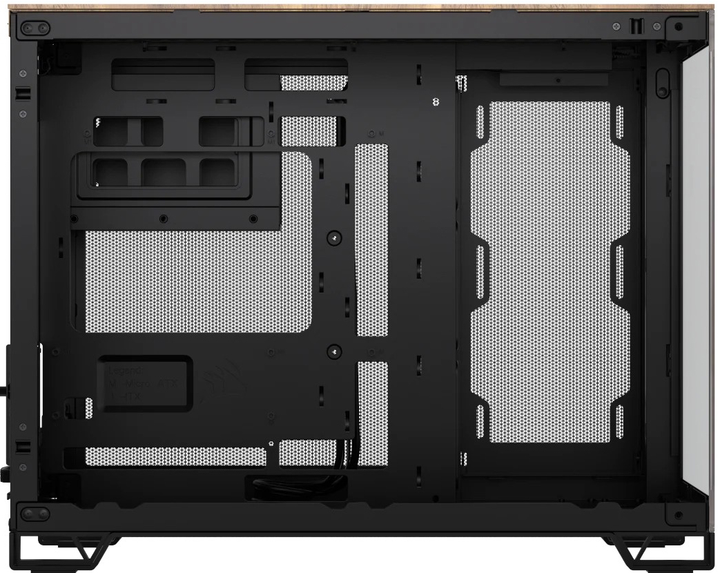 Obudowa Corsair 2500X Micro ATX Black/Walnut Wood (CC-9011286-WW) - obraz 4