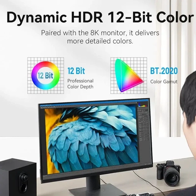 Перехідник Vention HDMI A - HDMI F прямий (AIVH0) - зображення 4