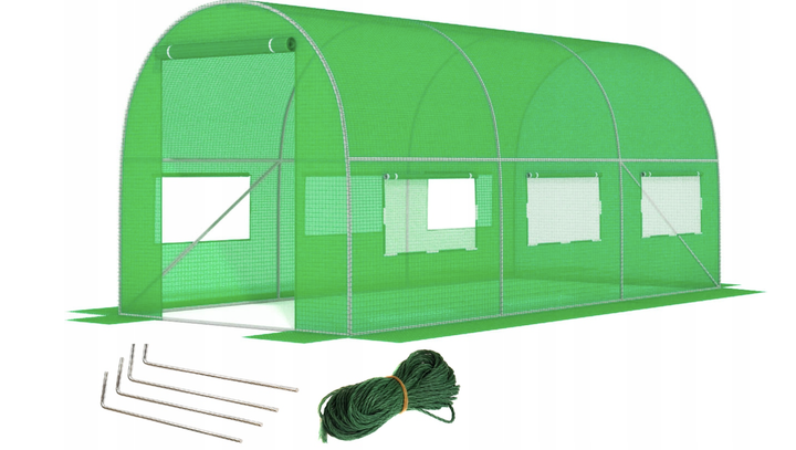 Парник Теплица 9м2 Funfit Garden 450х200х200см Зеленый (382025) - Фото 9 Парник Теплица 9м2 Funfit Garden 450х200х200см Зеленый (382025) - изображение 9