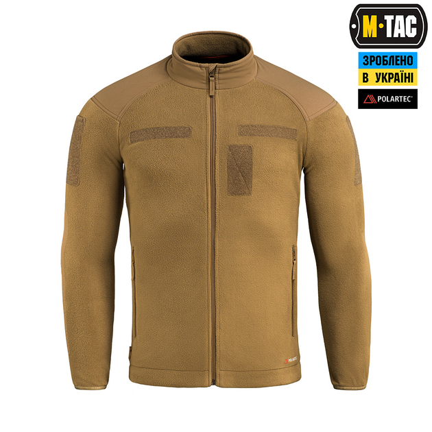 Куртка M-Tac Combat Fleece Polartec Jacket Coyote Brown S/R - изображение 2