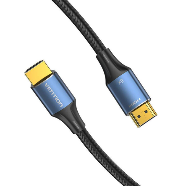Кабель Vention HDMI-HDMI, 2 m, v2.1, 8K 60Hz, 4K 165Hz, 2K 144Hz, 1080P 240Hz (ALGLH) - зображення 2