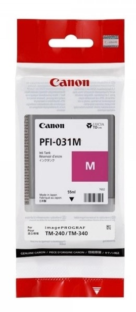 Tusz do drukarek Canon PFI-031 M 55 ml Magenta (6265C001) - obraz 1