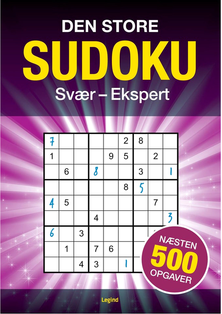 Головоломка Legind Big Sudoko від складної до експертної 500 завдань (9788775375196) - зображення 2