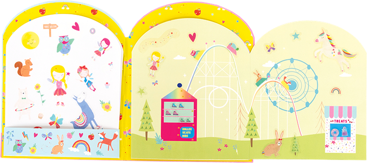 Набір багаторазових наклейок Floss and Rock Rainbow Fairies (5055166360364) - зображення 3