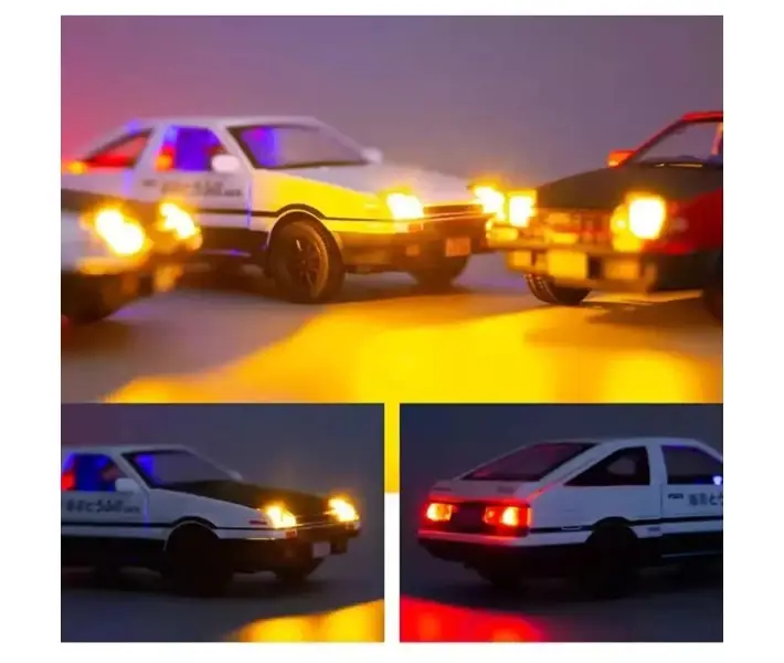 Модель металическая Toyota AE86 Sprinter Trueno 1:32 16 см - изображение 12