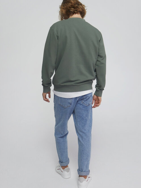 Bluza bez kaptura męska Sprandi AW21-BLM009 M Zielona (5903698954899) - obraz 4