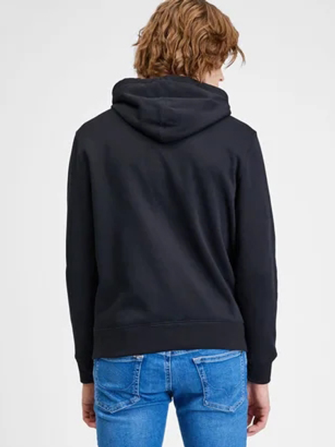 Толстовка на блискавці чоловіча GAP 499917-06 XL Чорна (1200046477678) - зображення 2