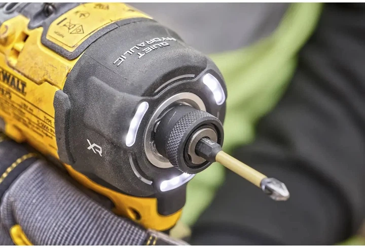 Шурупокрут ударний гідравлічний акумуляторний безщітковий DeWalt DCF870NT без акумулятора та зарядного пристрою - зображення 11