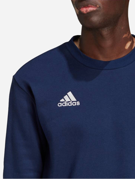 Bluza bez kaptura męska Adidas ENT 22 Sweat Top H57480 M Granatowa (4065418879804) - obraz 4