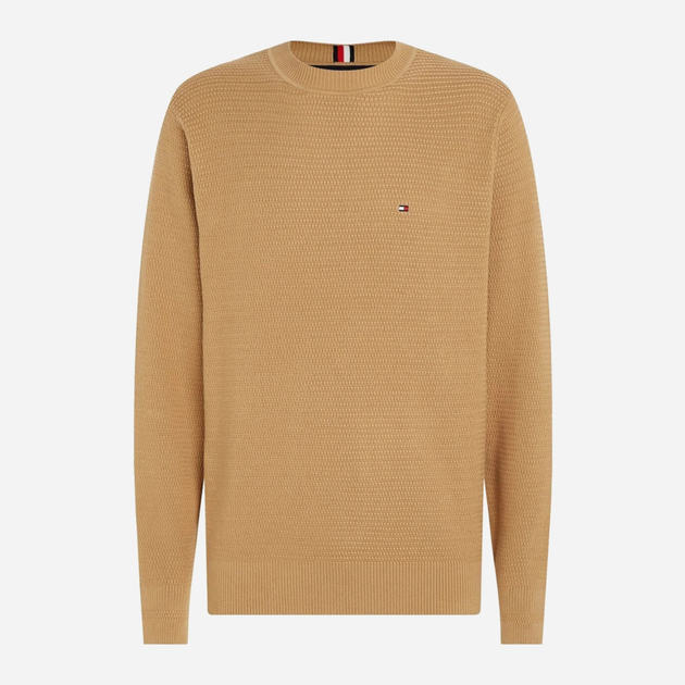 Джемпер чоловічий Tommy Hilfiger Regular Fit MW0MW31576 2XL Бежевий (8720644215487) - зображення 5