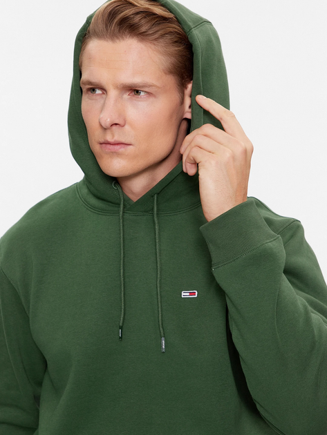 Худі чоловіче Tommy Jeans DM0DM09593-L2M L Зелене (8720644491744) - зображення 4