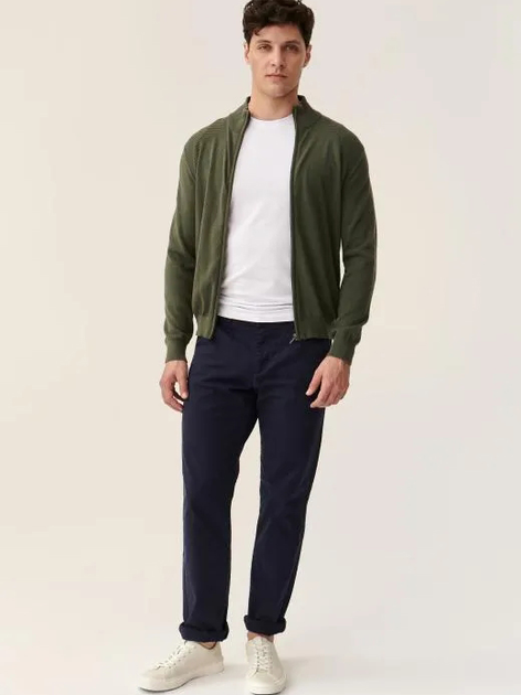 Sweter męski rozpinany na zamek Tatuum SWET T2219.356 M Khaki (5900142173776) - obraz 3
