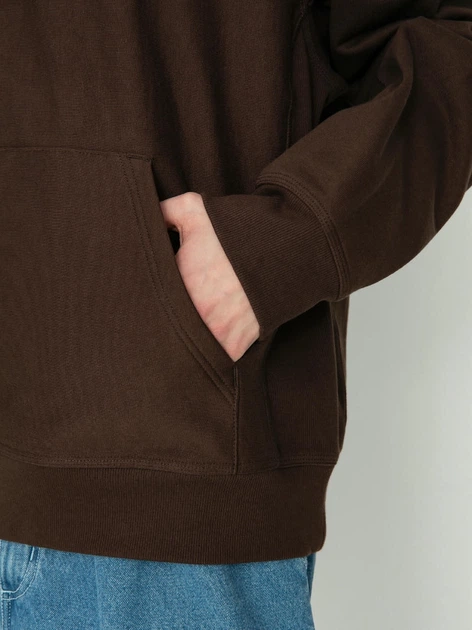 Худі чоловіче Carhartt WIP Hooded American Script Sweat "Tobacco" I028279-47XX M Коричневе (4064958754107) - зображення 4