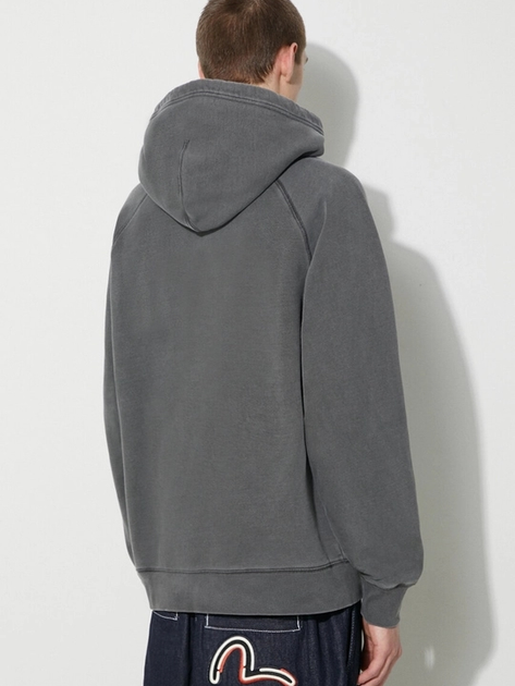 Худі чоловіче Carhartt WIP Hooded Taos Sweat "Flint" I032923-654GD XL Сіре (4064958783589) - зображення 2