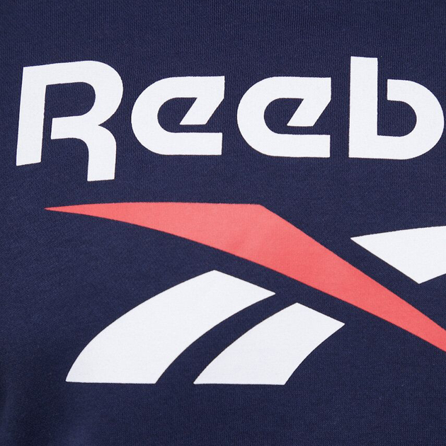 Bluza męska z kapturem Reebok Identity Big 100050291 M Granatowa (4066751080711) - obraz 5